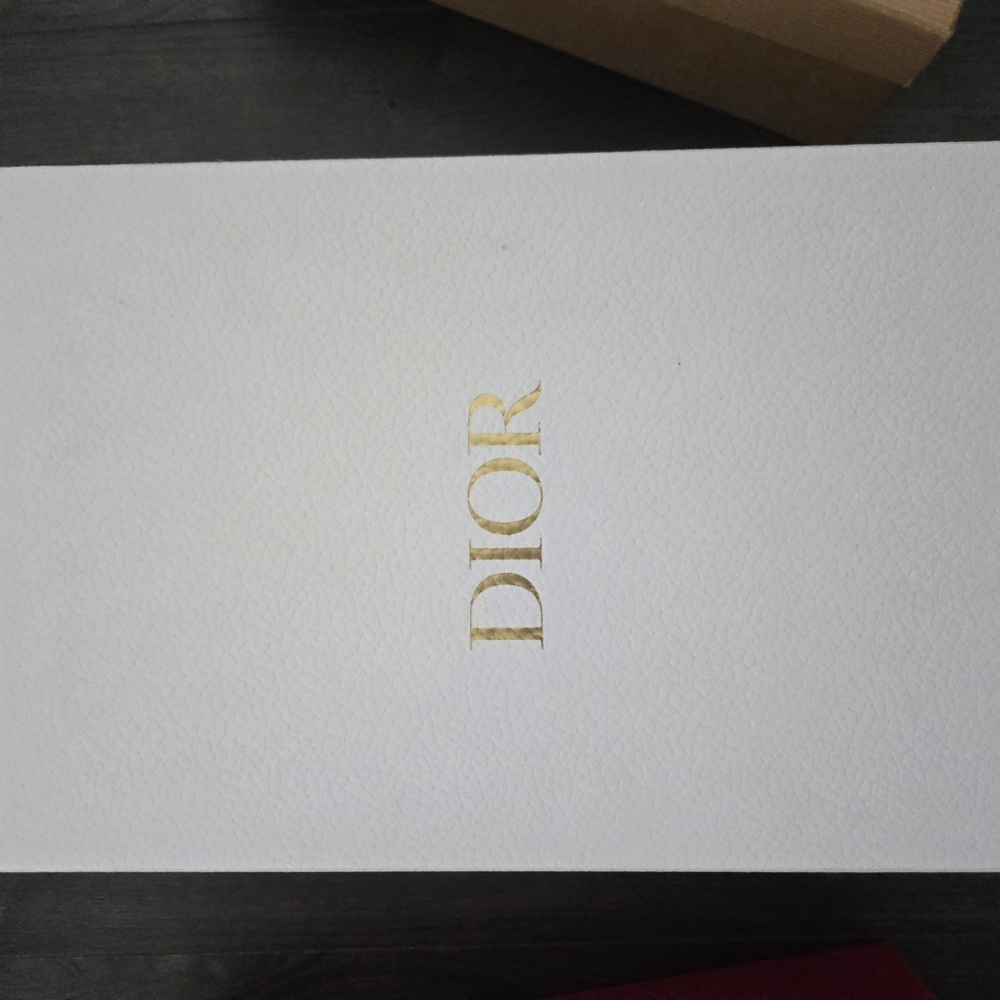 Dior White and Gold Box